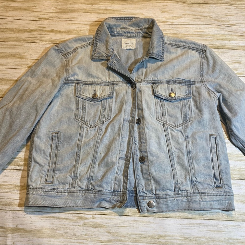 American Eagle Jean Jacket L